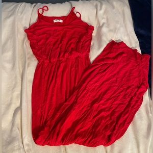 Red Maxi Dress | Small